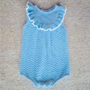 Beautiful Janie and Jack knit romper